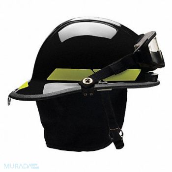 BULLARD Fire Helmet Black Thermoplastic, 13W794