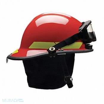 BULLARD Fire Helmet Red Thermoplastic, 13W796