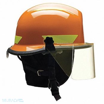 BULLARD G8579 Fire/Rescue Helmet Orange Thermoplastic, 13W816