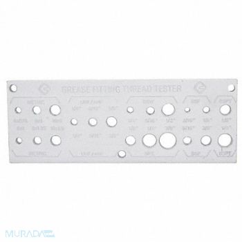 WESTWARD Grease Fitting Thread Tester, 13X066