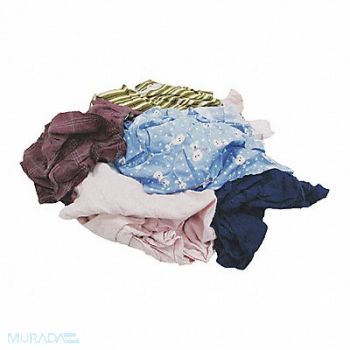 GRAINGER APPROVED Cloth Rag Reclaimed Knit Colored, 13Y358