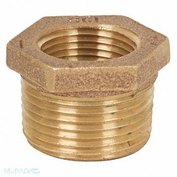 SMITH-COOPER Hex Bushing 3/8x1/4 125 Brz Nl, 147W73