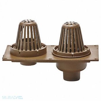 SMITH LIGHT COMMERCIAL Roof Drain 11-3/4 in H, 45DR98