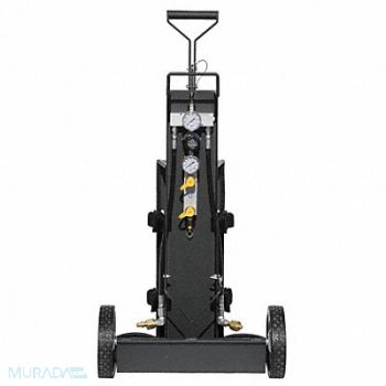 AIR SYSTEMS INTERNATIONAL Air Cylinder Cart Black D-Grip Handle, 14A068