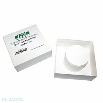 LABEXACT Glass Microfiber Fltr 1.5um 4.7cm PK100, 12K950