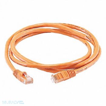 MONOPRICE Patch Cord Cat 5e Booted Orange 5.0 ft., 14A981