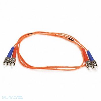 MONOPRICE Fiber Cord Duplex ST ST 1m Orange, 14C123