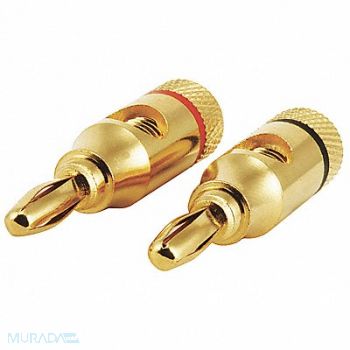 MONOPRICE Banana Speaker Plugs 1pr Open Screw, 14C217