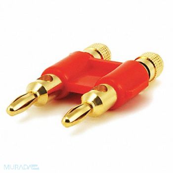 MONOPRICE Banana Speaker Plugs Dual-Gold, 14C218