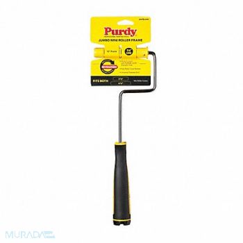 PURDY Paint Roller Frame 4.5 6.5 Roll L Blk, 14C551