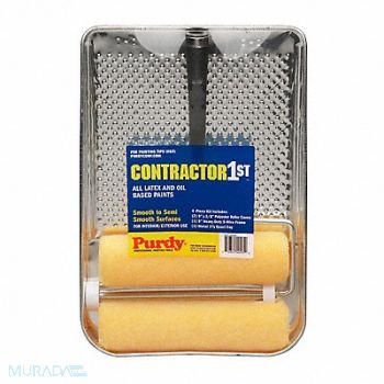 PURDY Paint Roller Kit 9 L 3/8 Nap, 14C553