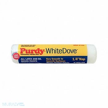 PURDY Paint Roller Cover 9 L 1/4 Nap Dralon, 14C561