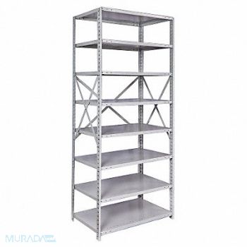 HALLOWELL Metal Shlvng Cap 500 lb 24inx84inx36in, 14C755