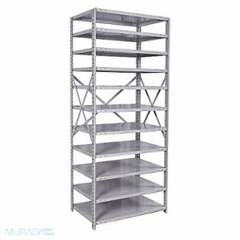 HALLOWELL Metal Shlvng Cap 350 lb 24inx84inx48in, 14C785