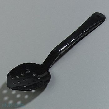 CARLISLE Perforated Serving Spoon Blk 11 In PK12, 14D271