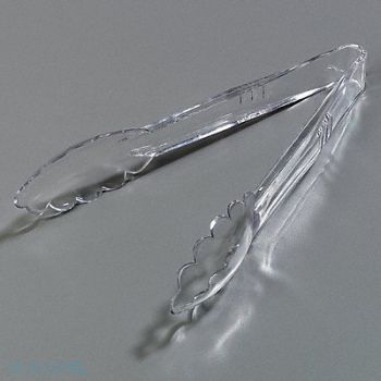 CARLISLE Utility Tong Clear 8.85 In PK12, 14D299
