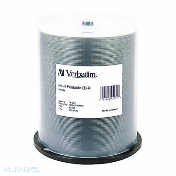 VERBATIM CD-R Disc 700 MB 80 min 52x PK100, 14F871