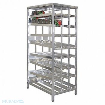 NEW AGE FIFO Can Rack 156 Can Capacity, 14G279