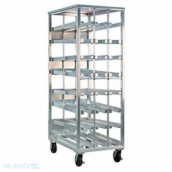 NEW AGE Mobile FIFO Can Rack 156 Can Capacity, 14G280