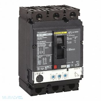 SQUARE D Circuit Breaker 150A 3P 600VAC HG, 14G974
