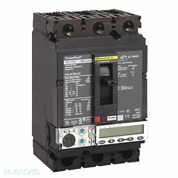 SQUARE D Circuit Breaker 150A 3P 600VAC HG, 14G980