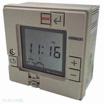 OMRON Electronic Timer 7 Days (2) SPST-NO, 14H247