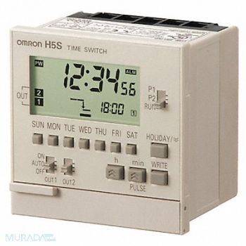 OMRON Electronic Timer 365 Days (2) SPST-NO, 14H250