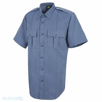 HORACE SMALL Sentry Shirt SS Blue Neck 20-1/2 in, 14J160