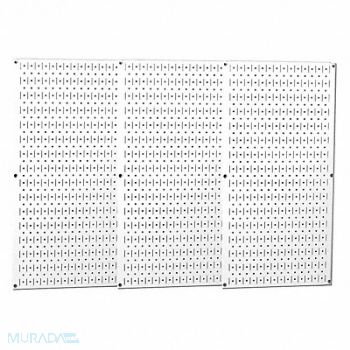 WALL CONTROL G0361 Pgbrd Panel 3/4 x32 x48 in Crcl Slttd, 14K266