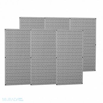 WALL CONTROL G0362 Pgbrd Panel 3/4 x32 x96 in Crcl Slttd, 14K273