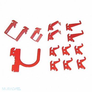 WALL CONTROL G0363 Slotted Toolboard Hook Kit 1 in, 14K276