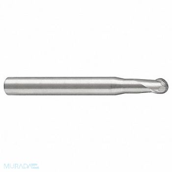 MICRO 100 Ball End Mill Single End 4.00mm Carbide, 14K385