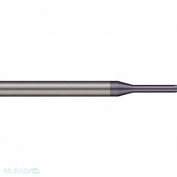 MICRO 100 Cor Rad End Mill 4.00mm Carb 0.25mm rad, 14K454