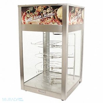 WISCO Humidified Heated Display Case 4 Shelf, 14L726