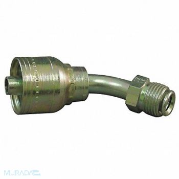 EATON AEROQUIP Crimp Fitting 45 Deg 1/4 ID 1/2 M, 38YU17