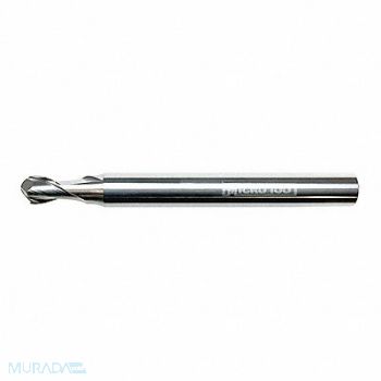 MICRO 100 Ball End Mill Single End 3.00mm Carbide, 14M580
