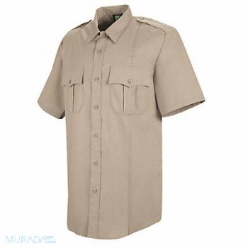 HORACE SMALL Deputy Deluxe Shirt SS Tan 20-1/2 in, 14N617
