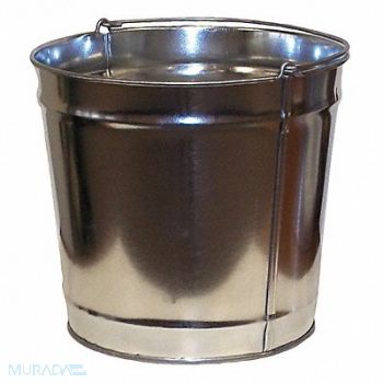 JUSTRITE Cigarette Receptacle 4 gal Silver, 14N878