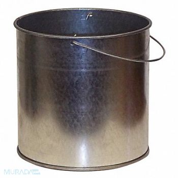 JUSTRITE Ash Pail 1 gal Silver, 38VY30