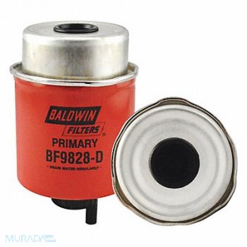 BALDWIN FILTERS Fuel Filter 5-9/32 x 3-7/32 x 5-9/32 In, 14R250