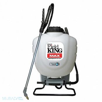FIELD KING MAX Backpack Sprayer 4 gal Poly 150 psi, 14U074