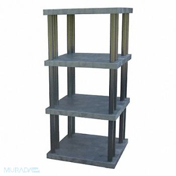 STRUCTURAL PLASTICS Plstc Shelf 36inx75inx36inShlfLdCp 490lb, 14U092