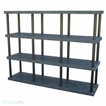 STRUCTURAL PLASTICS Plstc Shelf 24inx75inx96inShlfLdCp 880lb, 14U096