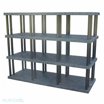 STRUCTURAL PLASTICS PlstcShelf 36inx75inx96inShlfLdCp 1320lb, 14U097