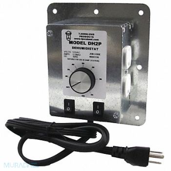 TJERNLUND Dehumidistat 10 A Silver 115 V, 14U174