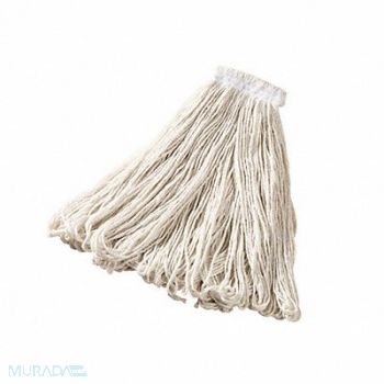 RUBBERMAID COMMERCIAL PRODUCTS Wet Mop White Rayon PK12, 14U226