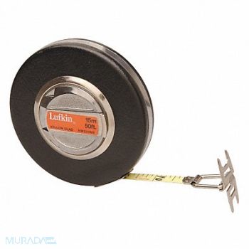 CRESCENT LUFKIN Long Tape Measure 3/8 In x 50 ft Brown, 3VYJ7