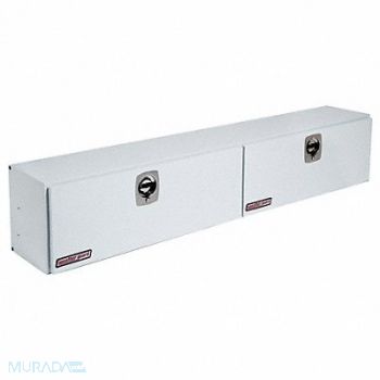 WEATHER GUARD Topside Truck Box White 96-1/4 in W, 14V934