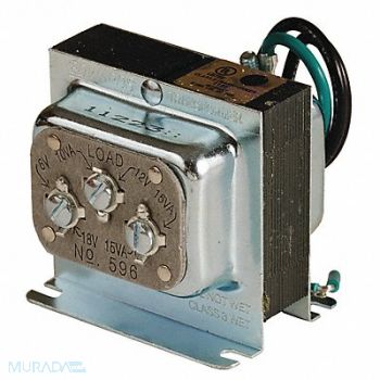 EDWARDS SIGNALING Cls 2 Trnsfrmr 15VA Enclosed Foot, 14W015