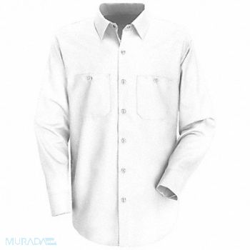 RED KAP Lng Slv Whte 65 per PET/35 per Ctn 2XL, 14W277